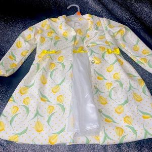 4t-5t girls Easter dress w/ coat